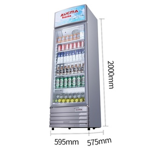 Réfrigérateur vertical à porte vitrée grande capacité pour boissons fraîches, idéal pour les magasins de détail et les dépanneurs - Product Image 4