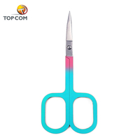 Ensemble de 3 pinces à épiler pour cils et sourcils en acier inoxydable à pointe inclinée, avec étui en cuir durable et sûr