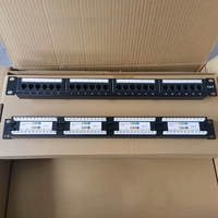 Panneau de brassage CAT6 24 ports de haute qualité 19 pouces 1U pour montage en rack
