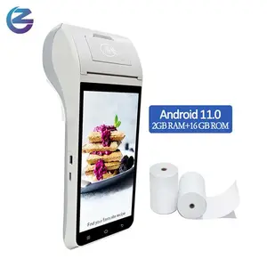 Z91 PRINTER Layar Sentuh ANDROID dengan Sidik Jari dan Pembaca NFC untuk TERMINAL Lotere dan KCF POS