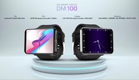 Reloj Inteligente DM100 2025, Pantalla Grande de 2.86'', 3 GB de RAM, 32 GB de ROM, Batería de Gran Capacidad de 2700 mAh, Reloj Inteligente Deportivo con WIFI, GPS para Hombre