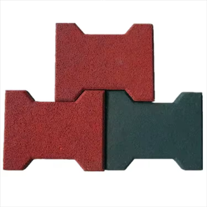 بلاط أرضيات مطاطي عالي الجودة ومتين على شكل عظمة حصان أو كلب - Product Image 3