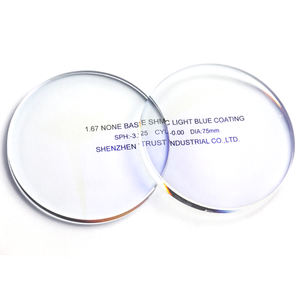 Lentilles optiques anti-lumière bleue, multi-couches HMC, verres bloquant la lumière bleue pour lunettes de prescription, fournisseur en gros - Product Image 1