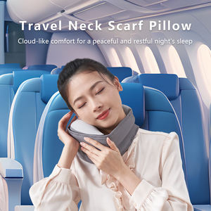 Travesseiro de viagem com tampa removível para pescoço, travesseiro de viagem para preenchimento do espaço cervical, travesseiro de espuma de memória em forma de U, travesseiro de apoio para pescoço - Product Image 5