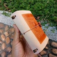 Carnet de journal intime de style livre islamique musulman personnalisé A5 carnet de cadeau en cuir PU agenda 2024 planificateur hebdomadaire