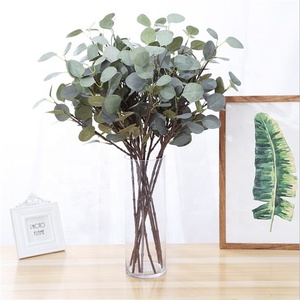 <span class=keywords><strong>Artificial</strong></span> de <span class=keywords><strong>eucalipto</strong></span> dólar de plata ramas Apple árbol hojas para decoración de la boda - Product Image 1
