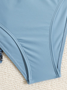 Set 3 pezzi Bikini a fiori per bambini costume da bagno e gonne da spiaggia 12-16 anni costumi da bagno 2025 ragazzi bambino ragazza costume da bagno - Product Image 4