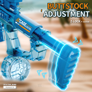 Pistola ad Acqua Elettrica Automatica con LED Lampeggiante per Adulti e Bambini, Giocattolo Estivo per Piscina - Product Image 3