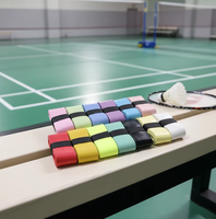 Poignée multicolores antidérapante en PU pour raquettes de tennis et de badminton