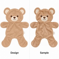Peau d'animal en peluche personnalisée non rembourrée, coque de jouet douce sans garniture, vente en gros pour le bricolage