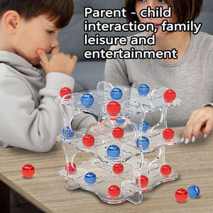 Juego de mesa de estrategia 3D Tic Tac Toe para niños y familia juguete educativo que desarrolla lógica espacial consigue <span class=keywords><strong>tres</strong></span> <span class=keywords><strong>en</strong></span> fila - Product Image 6