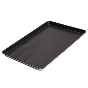 Plateau de cuisson antiadhésif en acier aluminisé ondulé pour boulangerie - Product Image 2
