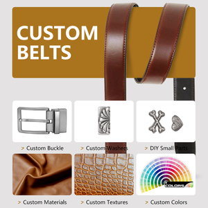 Cinturón de piel de vaca de lona para <span class=keywords><strong>regalo</strong></span> de negocios impreso personalizado con aguja de cobre para hebilla banda de pantalón trenzada y material de aleación - Product Image 5