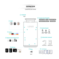 Grosir disesuaikan mewah Mini USB isi ulang Nano kabut penyebar minyak esensial mesin tanpa air aroma untuk mobil rumah portabel