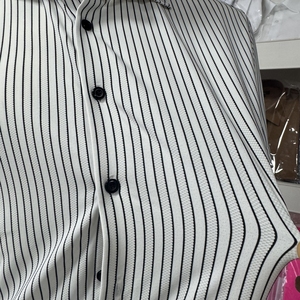 男士休闲秋季色织短袖大弹力透气衬衫 - Product Image 6