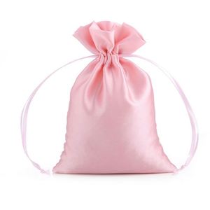 Promotional Satin Jewelry Bag <b>Pouch</b> Custom <b>Drawstring</b> Packaging 15*20cm Handmade Minimalist Style Custom Color for New Year Logo - Product Image 3