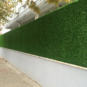 Rouleau de haie artificielle en buis résistant aux UV, tapis de gazon en plastique imperméable, clôture à feuillage artificiel pour aménagement paysager extérieur, jardin et fêtes - Product Image 3