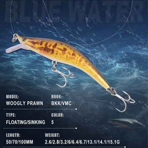 Señuelo artificial duro de pesca, señuelo de natación tipo <span class=keywords><strong>mantis</strong></span>, señuelo de hundimiento tipo minnow, señuelo de jigging para lubina, salmón, <span class=keywords><strong>pez</strong></span> marlín, lucioperca, camarones. - Product Image 2
