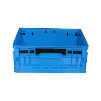 Caisses en plastique pliables 400*300*170mm, boîtes pliables pour fruits et légumes, pour supermarchés et camping