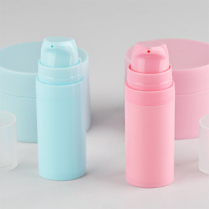 在庫5ml 10ml 15mlホワイトピンクブルーブラックPP真空エアレスポンプボトルミニ容量エアレスボトル - Product Image 2