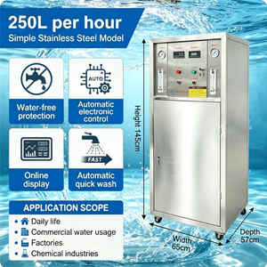 Sistema Industrial Compacto de Filtración Ecológica de Acero Inoxidable de 250 LPH con Autolimpieza para Pequeñas Empresas 0.0001 - Product Image 5