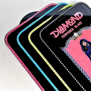 Occhiali diamantati a cinque stelle <span class=keywords><strong>per</strong></span> iphone 17 protezione dello schermo dell'aria vetro temperato <span class=keywords><strong>per</strong></span> telefono cellulare <span class=keywords><strong>per</strong></span> iPhone 17 Pro Max - Product Image 3