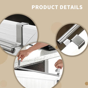 Besafe ชั้นสแตนเลสสำหรับจัดเก็บของขนาด9นิ้ว, ชั้นวางของแขวนผ้าเช็ดตัวเหมาะสำหรับใส่ในห้องครัวห้องน้ำตู้เก็บของอเนกประสงค์ - Product Image 6