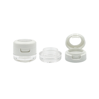 3g Mini boîte à poudre pratique à rabat Boîte à film pour les lèvres Conteneur Round Blush Eye Shadow Sample Empty Box Skin Care Package Material