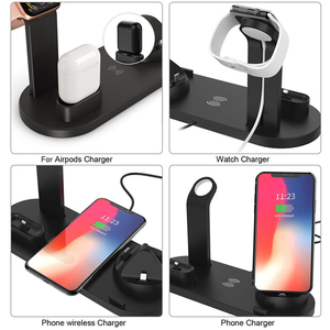 4 in 1 Wireless Charger Watch Charger <strong>Dock</strong> for Iphone Charging Station <strong>USBC</strong> Stand Fast Charging Suitable for Iphone 11 12 Pro - Product Image 3