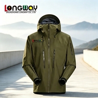 Veste de travail d'hiver camouflage robuste, imperméable, coupe-vent, respirante, softshell pour la construction
