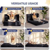 Fabrik-Großhandel Multifunktionales 3-fach Klappbares Doppel-Schlafsofa Vakuumverpackt Komprimierte Couch für Kleine Räume Wohnmöbel