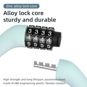 AnAnti-ladrón contraseña bicicleta bloqueo bicicleta seguridad acero bloqueo portátil MTB bicicleta Cable cerraduras - Product Image 2