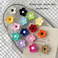 Manik-manik Akrilik Warna-warni Bentuk Bunga Plum Lima Kelopak, Cat Akrilik, Untaian Manik-manik untuk Dekorasi Pena, Jam Tangan, Perhiasan, Kerajinan Tangan