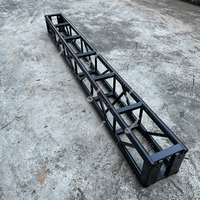 Support de haut-parleur carré en aluminium de qualité supérieure KKMARK noir 1m 2m 3m pour DJ, scène d'événements, concert, système d'éclairage, treillis à boulons