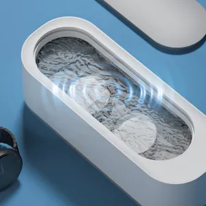 2024 mesin pembersih ultrasonik 45000Hz getaran frekuensi tinggi pencuci pembersih cuci perhiasan kacamata cuci cincin kecil