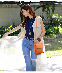 Factory Price Luxury Pu Leather Single Shoulder Bag Ladies Handbags for Women With Shoulder Belt - Product Image 2