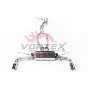 ท่อไอเสีย Vortex SS304 Valvetronic Performance Catback สำหรับ Audi Q7 4L 3.0T 3.6 ปี 2005-2015 ระบบเก็บเสียงแบบ Racing พร้อมปลายท่อคู่ - Product Image 5