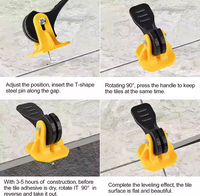 Système de nivellement de carreaux à pression rapide en gros, outils manuels, accessoires et entretoises pour la construction de murs et sols plats