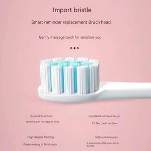 Brosse à dents électrique la plus vendue pour usage domestique, vente directe usine, 6 modes, poignée en plastique souple en nylon, économique, nouveau design - Product Image 5