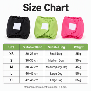 Pantaloni Igienici Lavabili e Riutilizzabili per Cani Maschi, Pannolino Anti-Intimidazione con Inserto Assorbente, Pantaloni di Sicurezza Impermeabili per Animali Domestici, Varie Taglie - Product Image 5