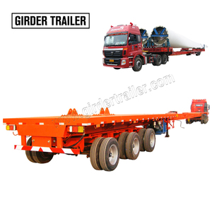 Tiansheng shiyun — double <span class=keywords><strong>essieu</strong></span>, 50 mètres, rotor <span class=keywords><strong>de</strong></span> moulin à vent, type télescopique, semi-<span class=keywords><strong>remorque</strong></span> pour le transport <span class=keywords><strong>de</strong></span> <span class=keywords><strong>lame</strong></span> éolienne - Product Image 3