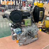 Moteur diesel Changfa 186F 418cc 38kg 6,6 kW pour petite machine routière