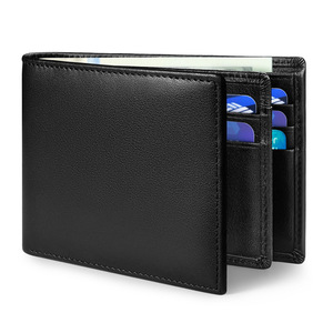<b>Men's</b> Genuine Leather Tri-Fold <b>Wallet</b> <b>RFID</b> Blocking Light Weight Everyday Use - Product Image 5
