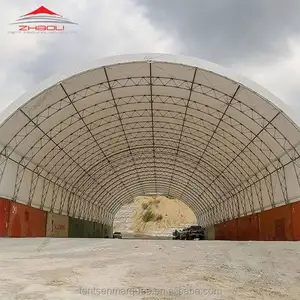 China 30x60ft tool shed double truss waterproof size customized large dome shelter for sale