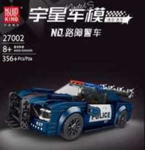 Auto della polizia Lego in scala 1:18, giocattolo da costruzione con blocchi per bambini dagli 8 ai 13 anni, modello unisex in plastica ABS - Product Image 3
