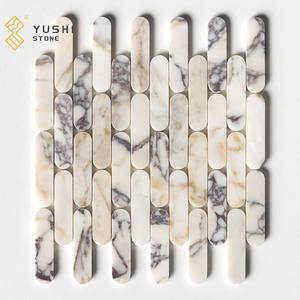 Mosaïque de marbre Calacatta Viola moderne YUSHI pour la décoration intérieure des sols et des murs - Product Image 4