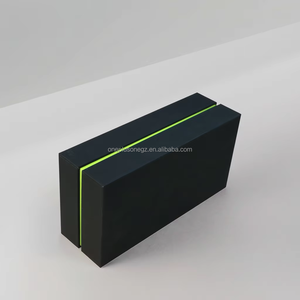 Kotak Hadiah <span class=keywords><strong>2</strong></span>-Piece dari Karton Kaku yang Dapat Didaur Ulang, dengan Laminasi Hitam Mewah, Embos, dan Tutup Angkat yang Kuat untuk Kemasan Pil - Product Image 2