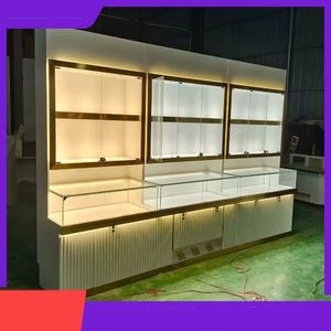 Vitrine <span class=keywords><strong>de</strong></span> présentation <span class=keywords><strong>de</strong></span> bijoux en 3D pour <span class=keywords><strong>magasin</strong></span> <span class=keywords><strong>de</strong></span> gros en Chine, design d'intérieur commercial, avec un beau logo - Product Image 4