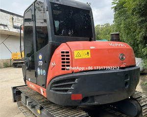 Mini-excavatrice Kubota KX185-3 d'occasion japonaise de 8 tonnes, en bon état, excavatrice Kubota de 6 à 7 tonnes à bas prix avec peu d'heures de fonctionnement - Product Image 3
