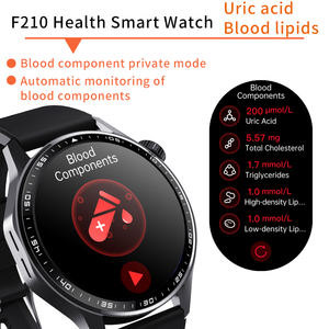 Venta caliente F210 Smartwatches para hombres IP67 Android ECG Mensaje DE SALUD Clima Push Reloj de pulsera BT Llamada Funciones de frecuencia cardíaca - Product Image 5